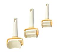 Qinsky Emporte Pièces Set,3 Pcs Moule Biscuit Coupe Pate,Rond Carré Rectangulaire Engrenage Découpoir Multifonctions Accessoires de Cuisine Ustensiles Patisserie