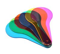 Qintreesify Lot de 6 palettes de couleur, filtre optique, plaque Montessori éducative, sciences de la peinture, dessin, sciences cognitives, roues de couleur pour l'artiste