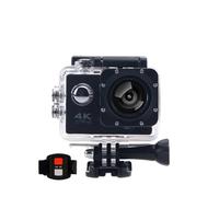 Qinux Pixgo 4k Action Camera, 4k Ultra Hd Underwater Sports Action Camera 30m Waterproof With Wrist Remote, remotely through, Underwater Helmet Camera For Underwater Shooting & Outdoor Sports (Black)