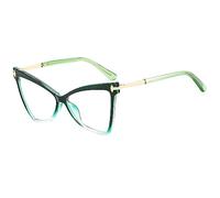 QINZHENZ Lunettes Anti-lumière Bleue Tendance, lecteurs d'ordinateur, Lunettes de Lecture Anti-UV, Miroir à lumière Plate surdimensionné for Femmes (Color : C3, Size : +200)