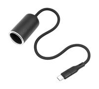QINZITAO Adaptateur USB C vers cigarette 5 V vers 12 V type C mâle vers prise allume-cigare pour appareils de voiture