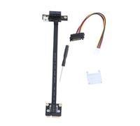 QINZITAO Câble adaptateur MiniPCIe vers PCIE 1X 4XX 8X 16X pour extension PCIE, connecteurs 270 degrés