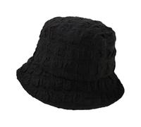 QINZITAO Chapeau bob unisexe froissé chapeau de pêcheur pour tenue décontractée respirant pare-soleil pour adolescents élégant balletcore Headwear