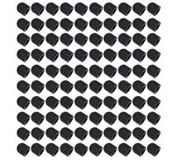 QINZITAO Lot de 100 embouts de rechange en silicone pour stylets capacitifs universels compatibles écrans tactiles Design souple