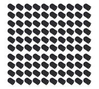 QINZITAO Lot de 100 embouts de rechange en silicone pour stylets capacitifs universels compatibles écrans tactiles Design souple