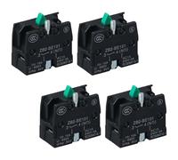 QINZITAO Lot de 4 interrupteurs à bouton-poussoir ouverts en aluminium oxydé avec contacts à haute conductivité pour électronique