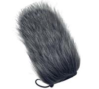 QINZITAO Manchon coupe-vent en fourrure pour microphone extérieur pour microphone améliore le son dans des environnements difficiles