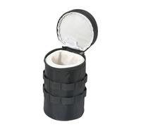 QINZITAO Pochettes de protection pour verre à bière triple couche anti-chocs pour le camping, la randonnée, la randonnée, les transporteurs de tasse à bière