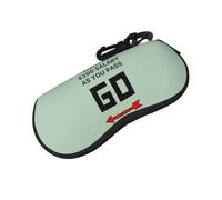 QIOEURYU Boîte à lunettes Notre coquille Nest portables Femmes Lunettes souples Sac Sac de rangement Boîte compacte et portable