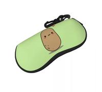 QIOEURYU Boîte à lunettes Pass Go Shell Shell Shell Shell Box Boîtier de lunette pour femmes Hommes Sac à lunettes souples Pochette Boîte de rangement compacte et portable