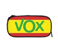 QIOEURYU Étuis à crayons Espana Vox Espagne Parti politique Espagnol pour les étudiants Cadeaux Boîte à stylos Sac à crayons Grande capacité Pochette à crayons Polyester Durable