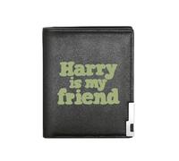 QIOEURYU Portefeuille pour hommes Femmes Harry est mon ami Affaires Homme décontracté Simple Pratique Stylé Graphique Créatif PU