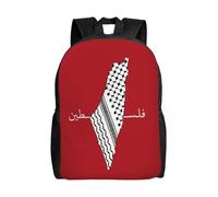 QIOEURYU Rucksack Benutzerdefinierte Palästinenser Keffiyeh Muster für Frauen Männer Wasserdicht Schule College Tradition Tasche Druck Buchtasche Freizeit Outdoor Urlaub Geschenke