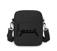 QIOEURYU Sac à bandoulière Simple Épaule Métallique Rock Police bords gras Hommes Femmes Dessin animé Film Impression Design Unisexe Cadeaux de vacances