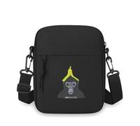 QIOEURYU Sac à bandoulière Singe épaule unique banane chapeau image portrait Hommes Femmes Dessin animé Anime Film Impression Design Unisexe Loisirs En plein air