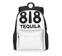 QIOEURYU Sac à dos 818 Tequila Garçons Filles Bookbag Étudiants Sacs d’école Dessin animé Enfants Sac à dos pour ordinateur portable Sac à bandoulière Loisirs en plein air