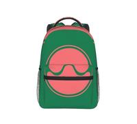 QIOEURYU Sac à dos Gaga Planet Chromatica (PinkGreen) Grande capacité Enfants BookBag Sac d’école Sacs à bandoulière Loisirs Extérieur