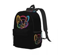 QIOEURYU Sac à dos HK Armes à feu sans compromis Étudiant Garçons Filles BookBag Enfants École Ordinateur portable Sac à bandoulière pour hommes Femmes Cadeaux de vacances