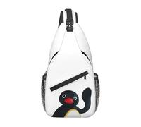QIOEURYU Sac à dos Pingouin Sac de poitrine Hommes Sling Bandoulière Sac de poitrine Voyage Randonnée Sac à bandoulière Loisirs Cadeaux de vacances en plein air