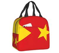 QIOEURYU Sac à Main Drapeau personnalisé de la région du Tigré déjeuner isolé pour les femmes Éthiopie Résuable Thermique Cooler Bento Box École Loisirs Confort Cadeaux de Vacances