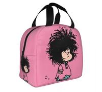 QIOEURYU Sac à Main Mafalda avec chemise de nuit quino argentine dessin animé déjeuner isolé thermique réutilisable fourre-tout boîte à lunch nourriture sc Loisirs Confort Cadeaux de Vacances