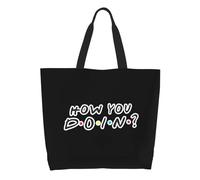 QIOEURYU Sac en Toile à Main Mignon imprimé drôle montrer Shopping portable Shopper épaule Comment vous faites sac à main Loisirs Confort Cadeaux de Vacances