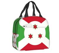 QIOEURYU Sac Isotherme Repas Drapeau Du Burundi Boîte À Lunch Portable Femmes Multifonction Thermique Glacière Nourriture Enfants Enfants pour Travail Bureau l'écol Pique-nique Voyages