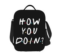 QIOEURYU Sac Isotherme Repas pour Filles Femmes Enfants Émission de télévision Comment vous faites un conteneur isotherme pour boîte de nourriture Bento pour Travail Bureau l'écol Pique-nique