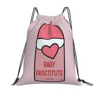 QIOEURYU Sacs à dos Bébé Prostituée Casual Portable Cordon De Serrage Bundle Poche Chaussures Sac BookBags Pour Voyage Étudiants Loisirs Extérieur Cadeaux de vacances