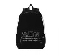 QIOEURYU Sacs à dos Loisirs En plein air La plus petite personne peut changer le cours de l’avenir Simple et élégant Toile Homme Cadeaux de vacances