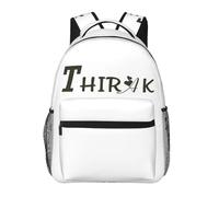 QIOEURYU Sacs à dos Loisirs En plein air Thirak Mon bien-aimé Grande capacité Enfants BookBag Sac d’école Sacs à bandoulière pour hommes femmes Cadeaux de vacances