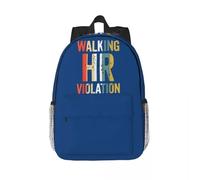 QIOEURYU Sacs à dos Loisirs Marche en plein air HR Violation Grande capacité Garçons Filles BookBag Sacs à bandoulière pour hommes Femmes Enfants Sac d’école Cadeaux de vacances