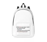 QIOEURYU Sacs à dos pour hommes femmes étudiant sac d’école Je ne vais pas bien Simple et élégant Toile Homme Loisirs en plein air Cadeaux de vacances