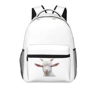 QIOEURYU Sacs à dos Sac de voyage pour hommes Femmes Filles Étudiants Chèvre Impression d’art par Zouzounio Art Spacieux Un Personnaliser Décontracté Loisirs Vacances en plein air G