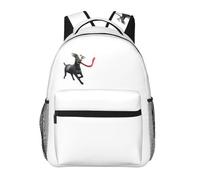 QIOEURYU Sacs à dos Sac de voyage pour hommes Femmes Filles Étudiants Chèvre Simulateur Longue Langue Chèvre Spacieux Un Personnaliser Décontracté Loisirs Vacances en plein air G