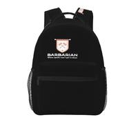 QIOEURYU Sacs à dos Sac de voyage pour hommes Femmes Filles Étudiants Classe barbare Quand les sorts ne peuvent pas Spacieux Un Personnaliser Décontracté Loisirs Vacances en plein air