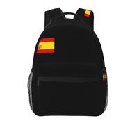 QIOEURYU Sacs à dos Sac de voyage pour hommes femmes filles étudiants Espagne drapeau armoiries Bandera Espa Un confortable Personnaliser Décontracté Loisirs Plein air