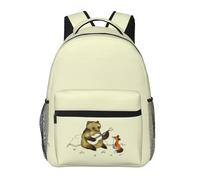 QIOEURYU Sacs à dos Sac de voyage pour hommes Femmes Filles Étudiants Ours Durable Un Personnaliser Loisirs Décontracté Cadeaux de vacances en plein air