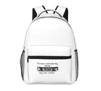 QIOEURYU Sacs à dos Sac de voyage pour hommes Femmes Filles Étudiants Radio de voiture Confortable Un Personnaliser Décontracté Loisirs Cadeaux de vacances en plein air