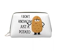 QIOEURYU Sacs de voyage Patate je ne sais pas je suis juste une pomme de terre 1 femme Trousse cosmétique maquillage pochette de toilette de rangement trousse cadeaux de loisirs pour fêtes
