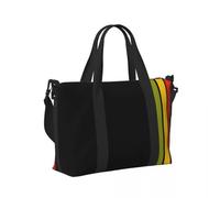 QIOEURYU Sacs de Voyage Rasta lion rayure 4 plage grande capacité pour gymnase sport femmes shopping duffle épaule Loisirs en Plein Air Cadeaux de Vacances