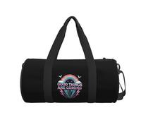 QIOEURYU Sacs de voyage Sacs à main De bonnes choses arrivent Impression Duffel Léger avec poche intérieure Gym pour hommes Femmes Sac de sport pour sports loisirs en plein air