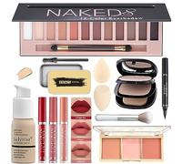 QIONG Kit de maquillage tout-en-un pour femme - Kit complet de cosmétiques de base pour débutants et professionnels - Maquillage des yeux