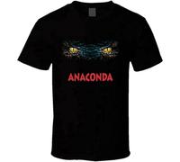 QIONG YANG Anaconda Retro 90's Horror Drama Lopez Voigt Movie T Shirt T-Shirt Black M