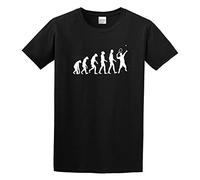 QIONG YANG The Evolution of Tennis Cotton Shirt Men's T Shirt T-Shirt Black XL