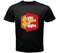 QIONG YANG The Price is Right Logo Men's Black T-Shirt T-Shirt Black S