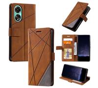 QiongniAN Compatible avec Honor 90 Smart Étui en Cuir,Magnétique Etui Housse Compatible avec Honor X7b 4G/5G CLK-LX1 CLK-LX2 CLK-LX3 / 90 Smart CLK-NX1 CLK-NX3 Étui Téléphone Brown