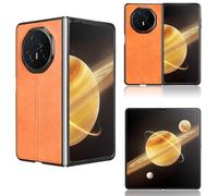 QiongniAN Compatible avec Honor Magic V3 Coque Etui Cover,Cuir PU Vintage Ultra-Mince et résistant aux Chutes Compatible avec Honor Magic V3 5G FCP-AN10 Coque Yellow