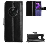QiongniAN Compatible avec Nokia 110 4G 2024/125 4G 2024,Compatible avec HMD 210 4G 2026/110 4G Coque Housse Etui Cover Black