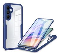 QiongniAN Compatible avec Samsung Galaxy A34 5G Étui Housse,Antichoc Housse avec Protection d'écran Compatible avec Samsung Galaxy A34 5G SM-A346B/DSN SM-A346E/DS Coque Blue